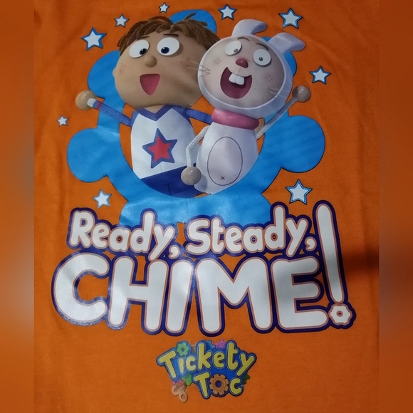 🔥SALE🔥 Tickety Toc Tommy Hopperoo Boy's Unisex T-shirt Tee NWT Size 3T - Picture 2 of 5